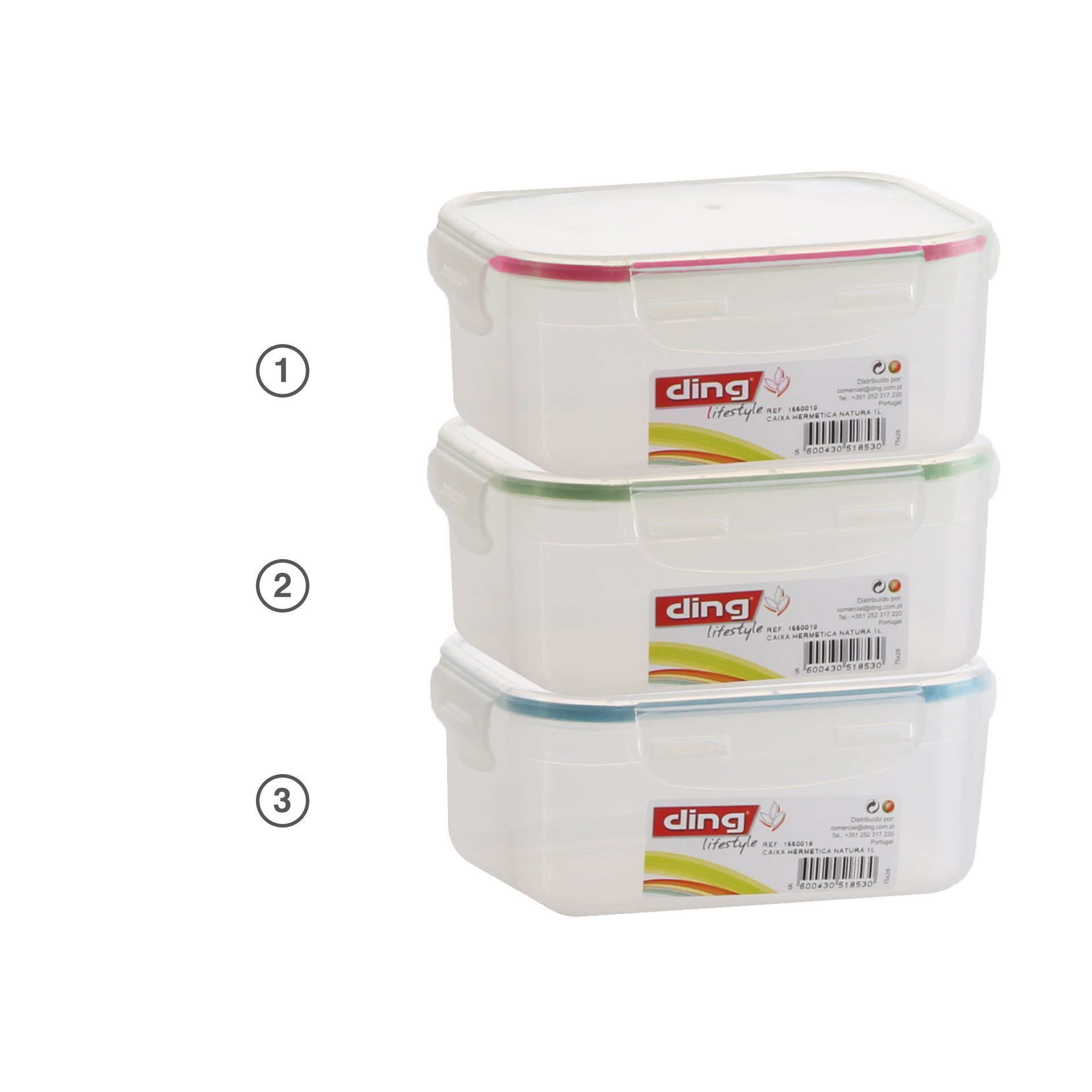 Caixa Hermética Natura 1L