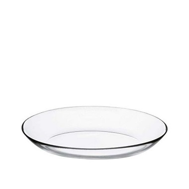 Prato Vidro Invitation Oval 33X25cm