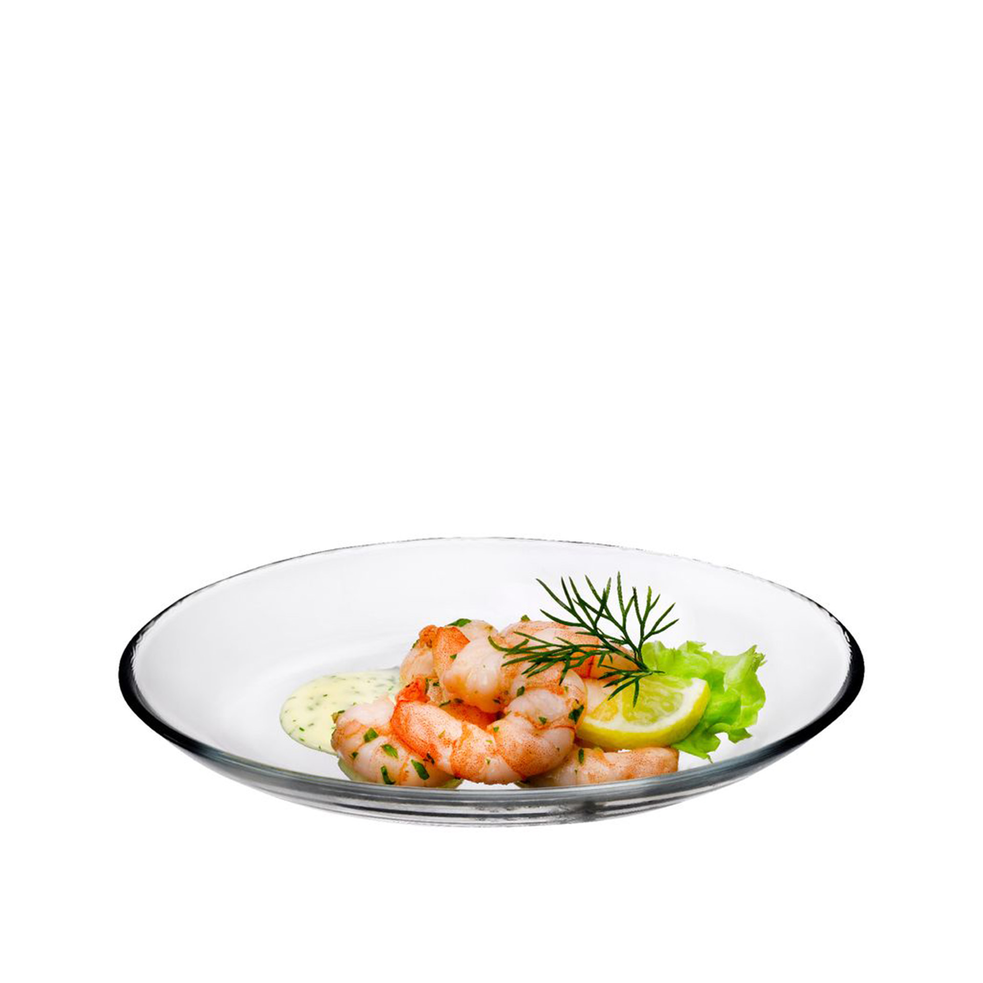 Prato Vidro Invitation Oval 33X25cm