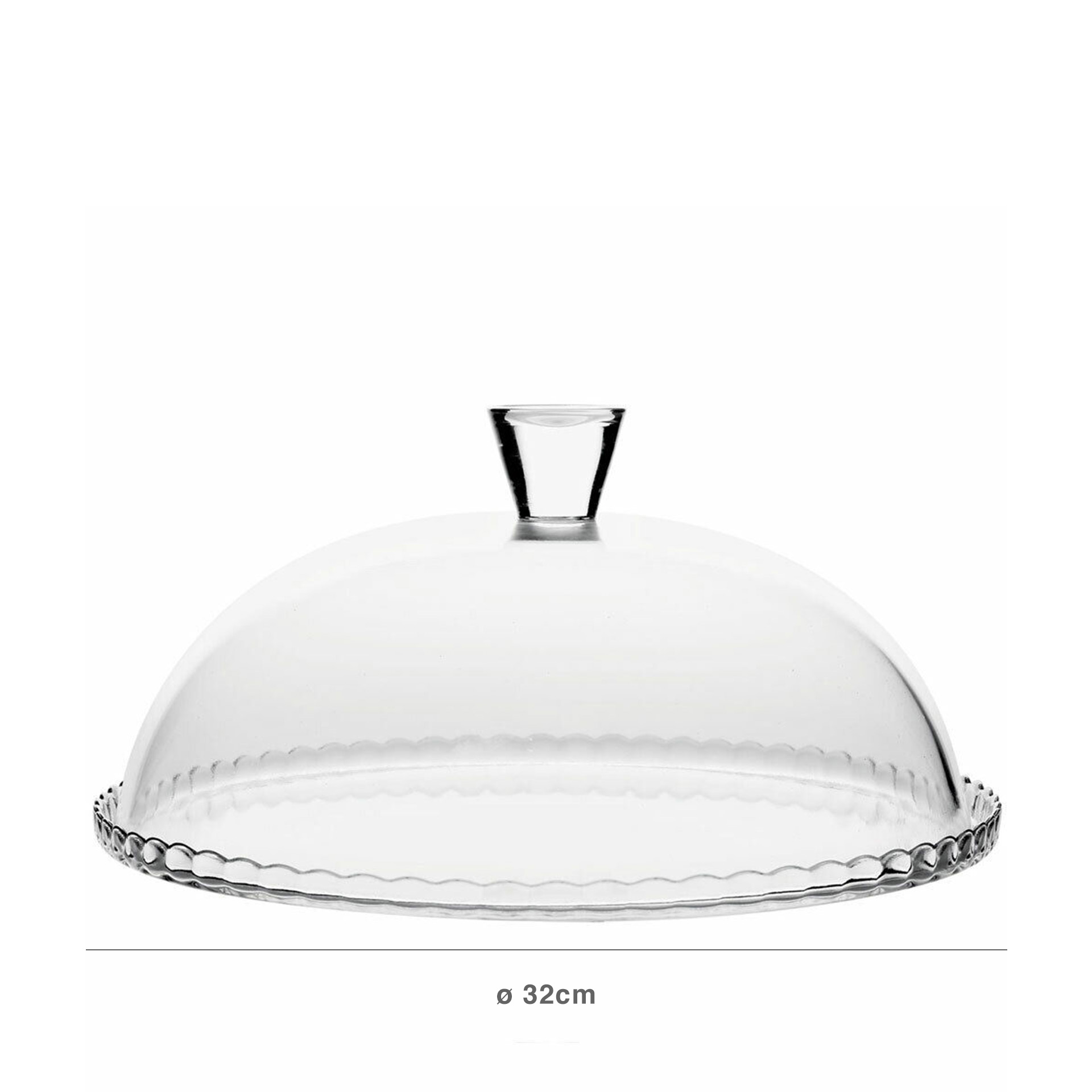 Queijeira Vidro Pâtisserie 32cm