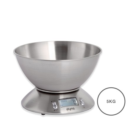 Balança Cozinha Digital Inox com Taça 5kg - Image product