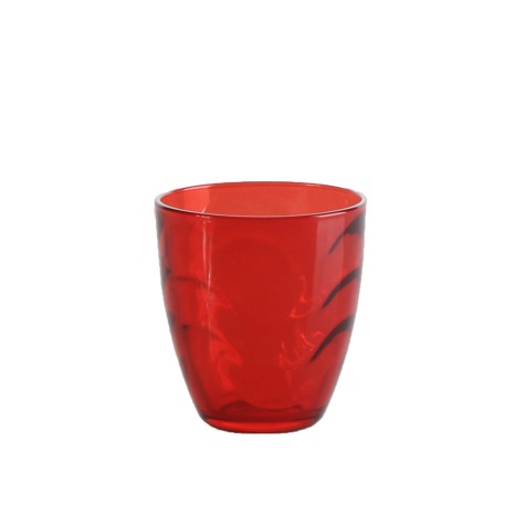 Copo Vidro Wave Vermelho 28cl - Image product