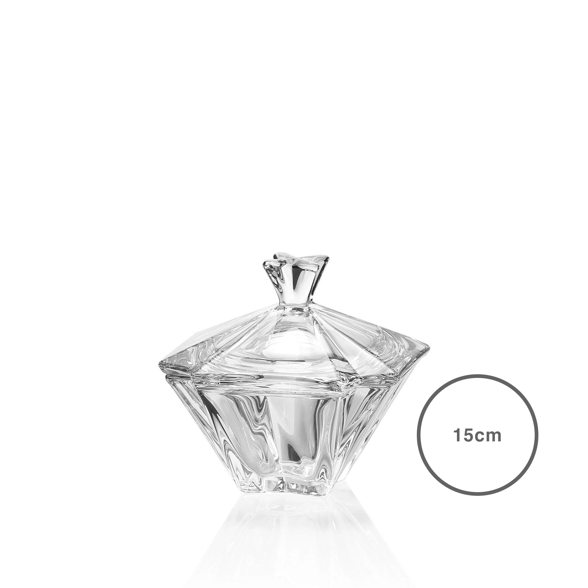 Bomboneira Cristal Bohemia Metropolitan 11.5CM