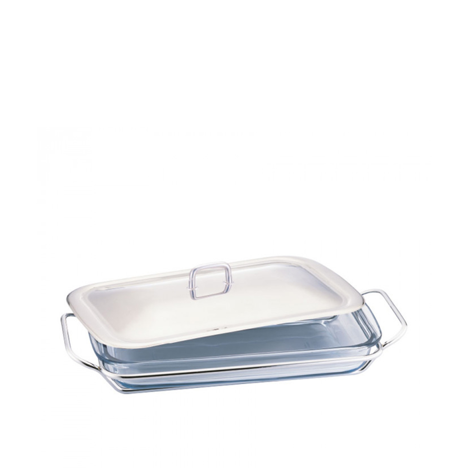 Assadeira Com Tampa Vidro Retangular 3L