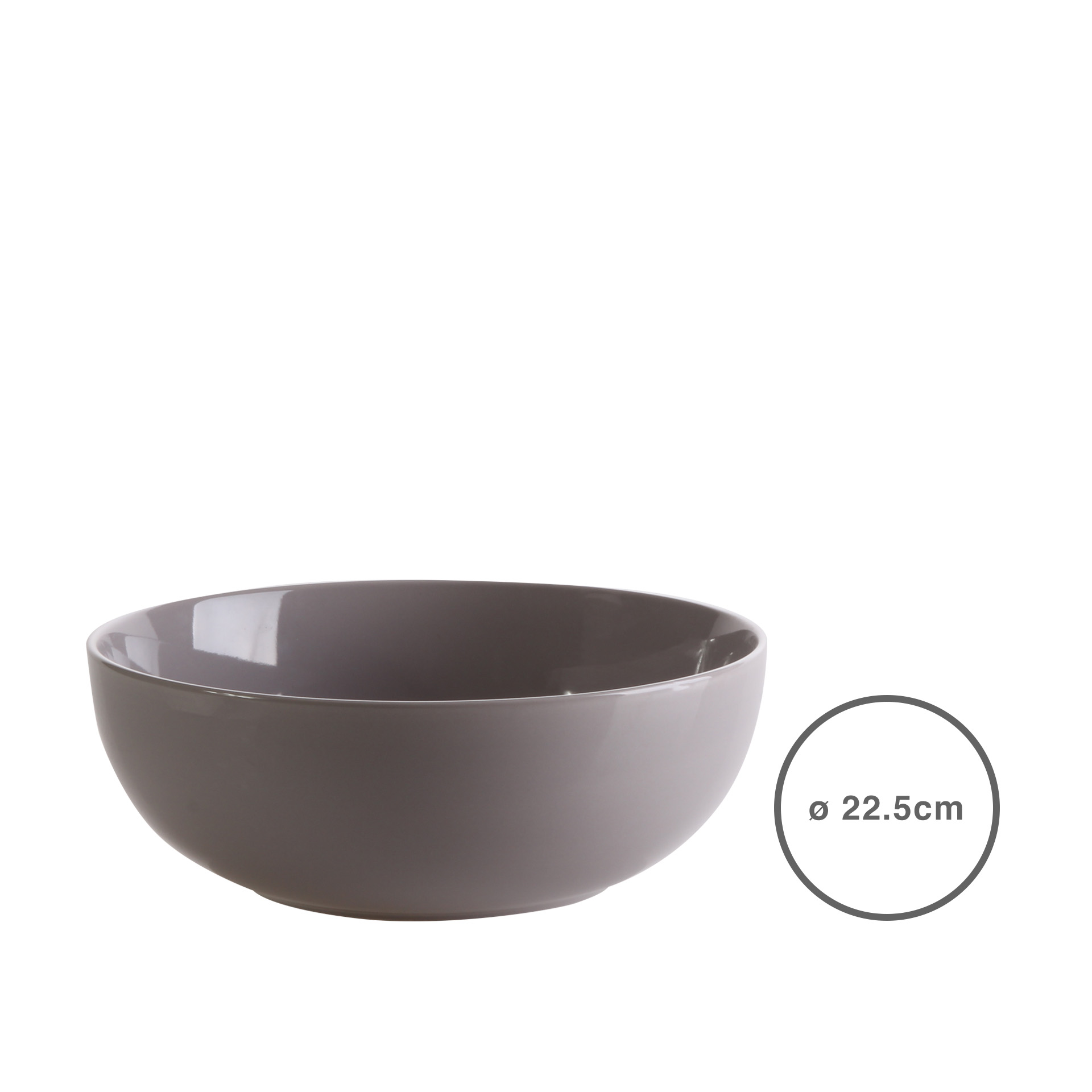 Saladeira Cinza Ø22.5CM