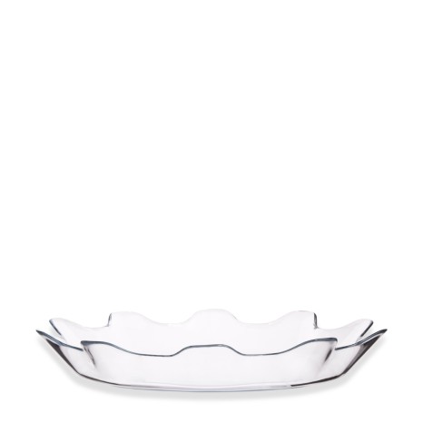 Prato Vidro Splash Incolor 32cm - Image product