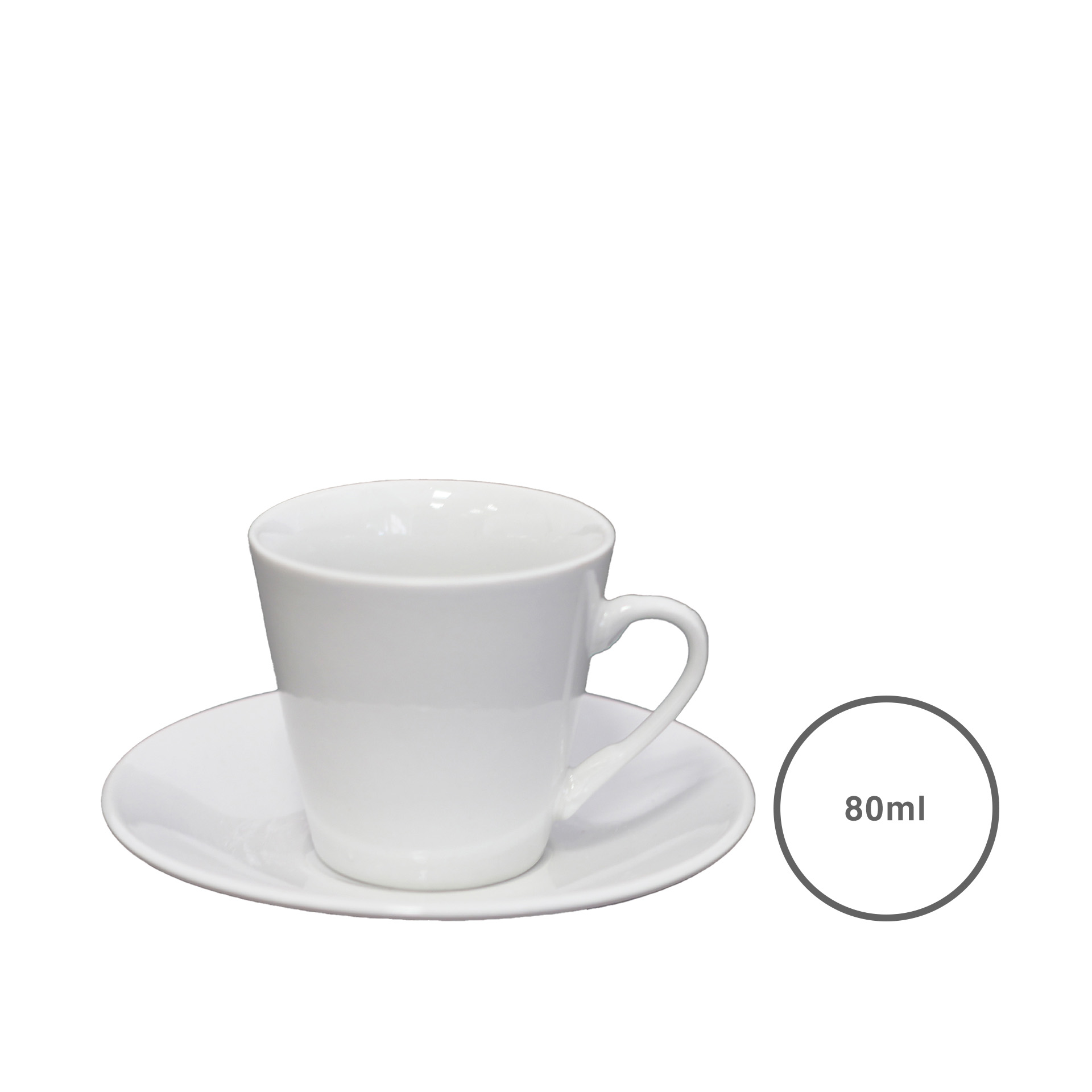 Chávena Café Branca Pack 6