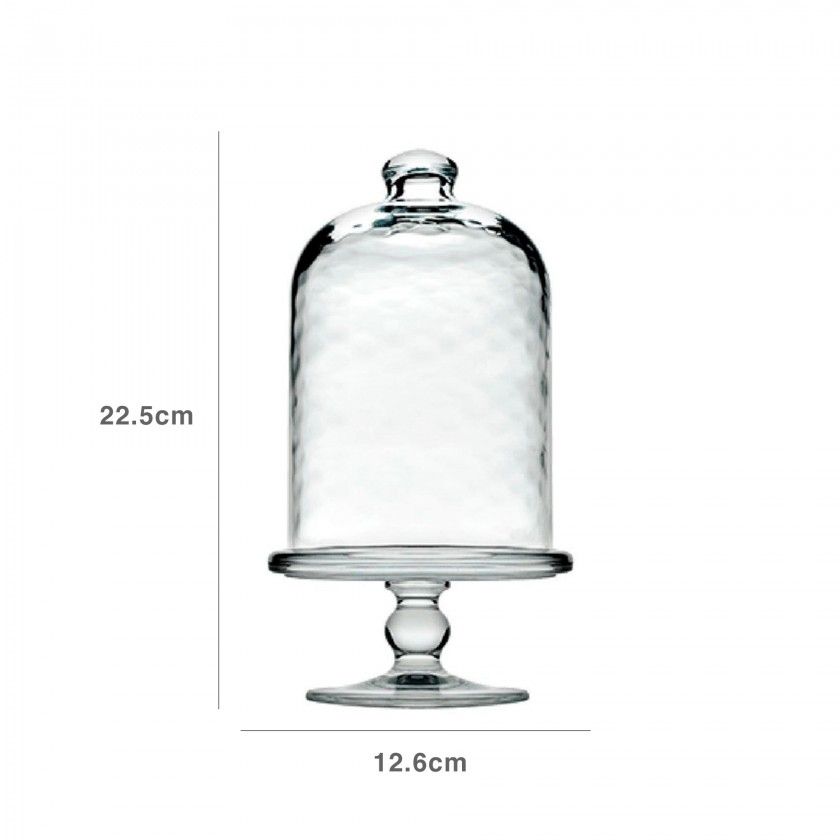 Queijeira Com Pé Vidro Pâtisserie Midi 12.6X22.5CM Queijeira Com Pé Vidro Pâtisserie Midi 12.6X22.5CM