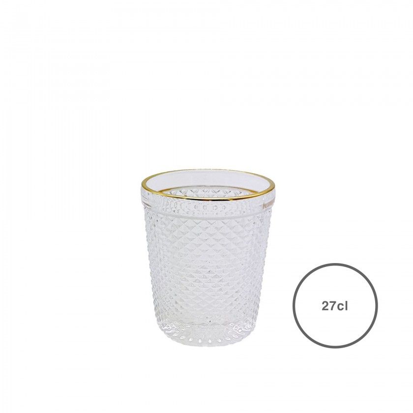 Copo Picotado Dourado 27CL Copo Picotado Dourado 27CL