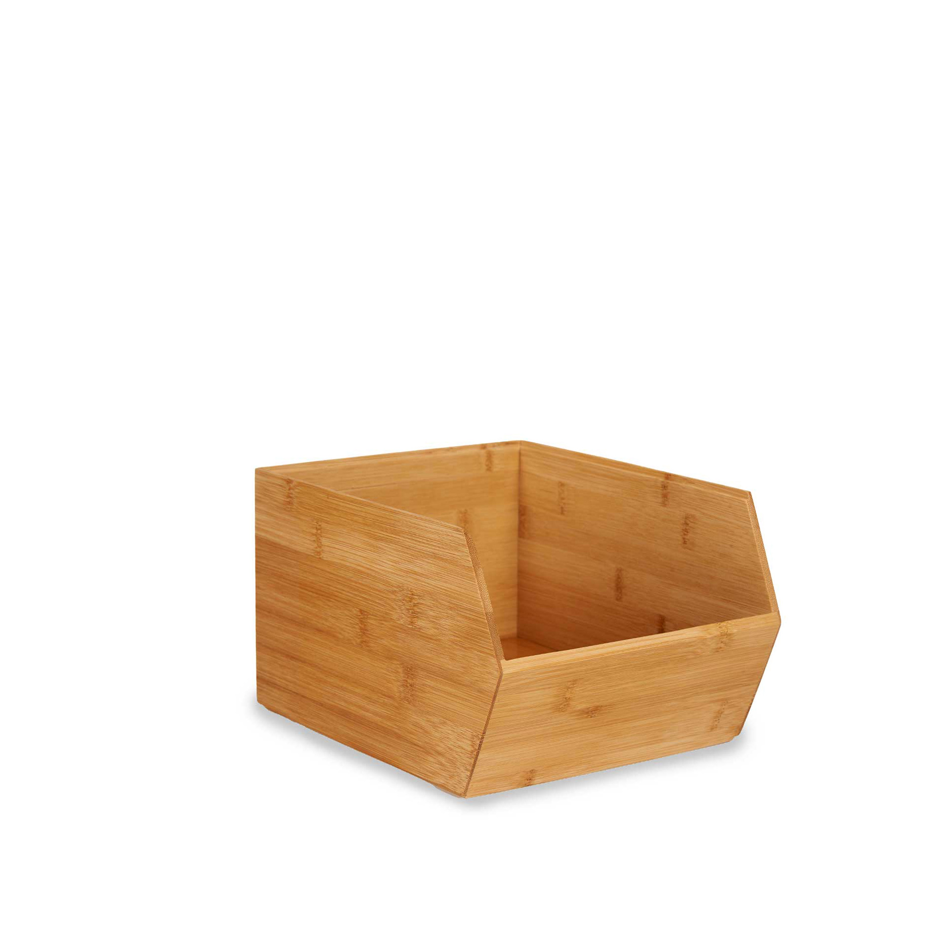 Caixa Empilhável Bambu 25X20X15cm