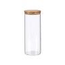 Frasco Hermtico Vivalto com Tampa Bambu 1800ml 10X25.7cm