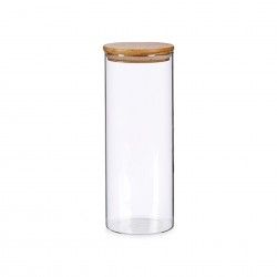 Frasco Hermtico Vivalto com Tampa Bambu 1800ml 10X25.7cm