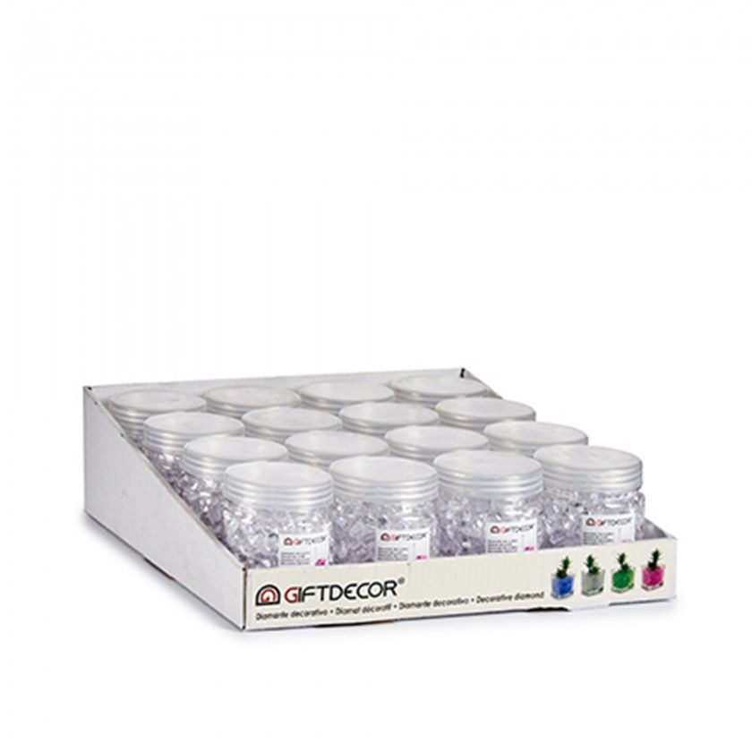 Frasco Diamante Transparente Grande 150gr Frasco Diamante Transparente Grande 150gr