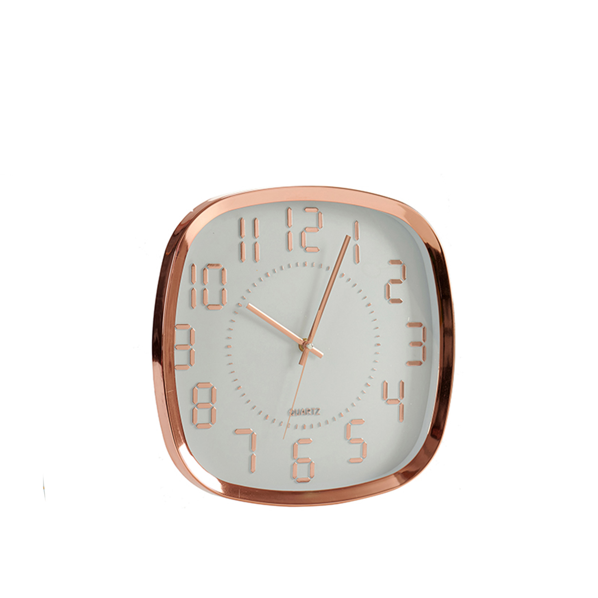 Relógio Quadrado Dourado 31cm