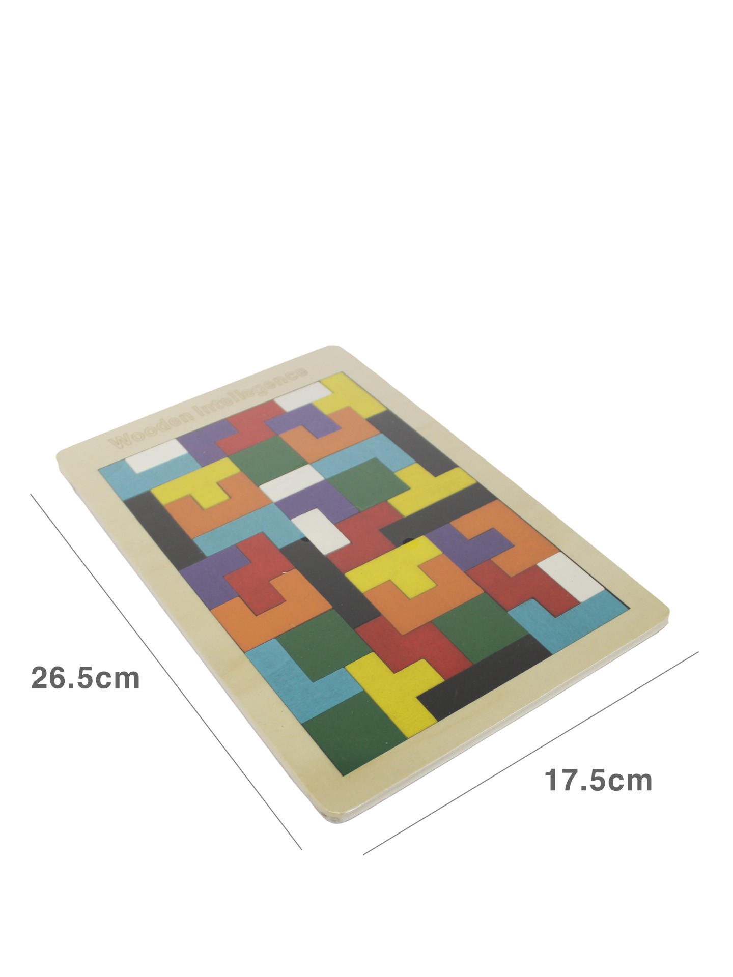 Brinquedo Madeira Puzzle 26.5X17.5X0.6CM