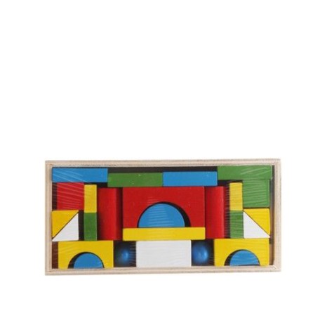 Brinquedo Madeira Construções 17.5X8.5X2.5CM - Image product