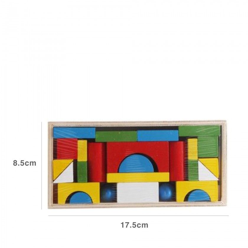 Brinquedo Madeira Construções 17.5X8.5X2.5CM Brinquedo Madeira Construções 17.5X8.5X2.5CM