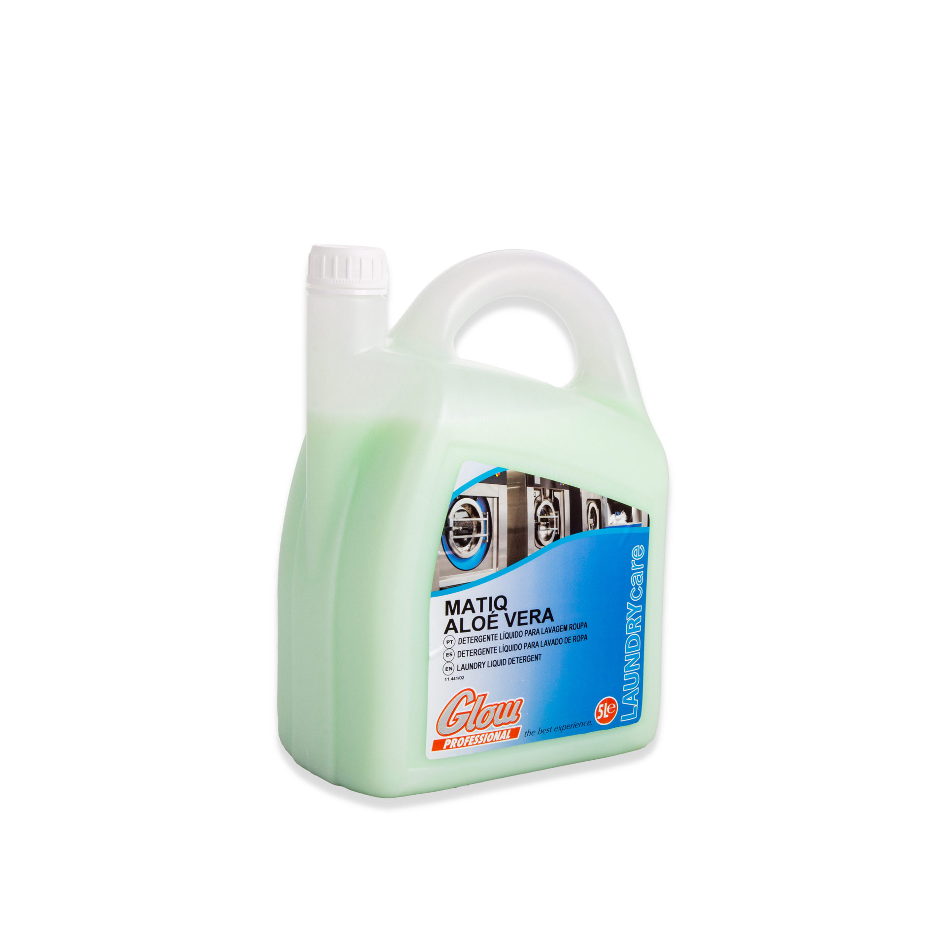 Detergente Líquido Roupa Glow 5L Aloé Vera