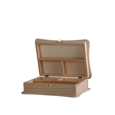 Caixa Costura Grande Natural 22X16X6CM - Image product