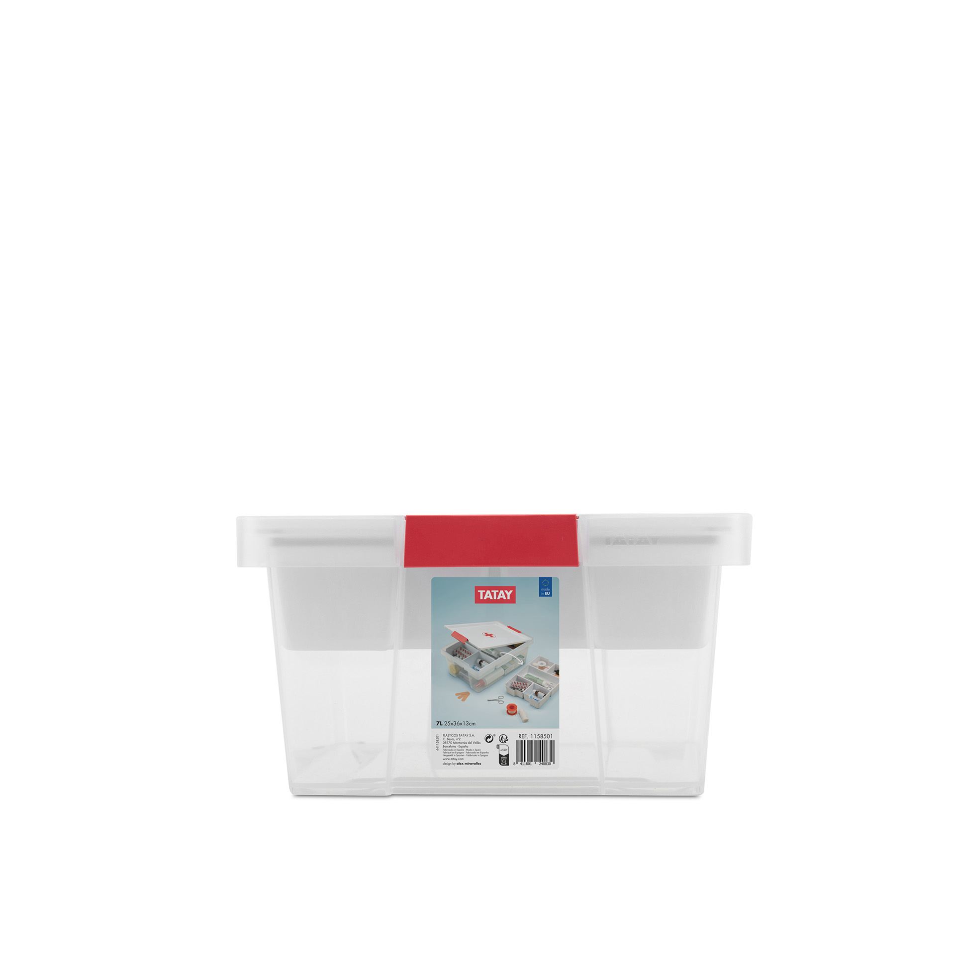 Caixa 1° Socorros 7L 25X36X13cm