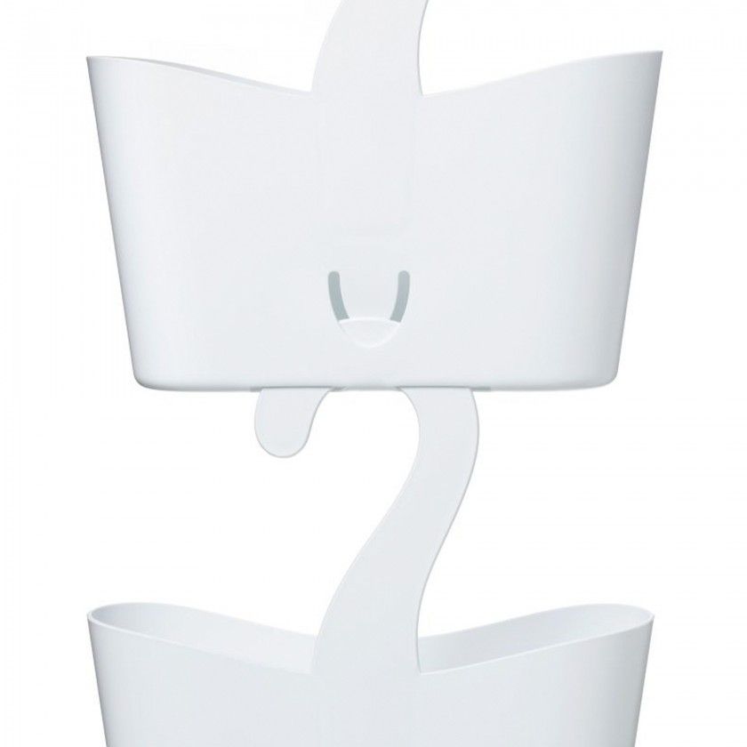 Cesto WC com Cabide Standard 25X9X28cm Cesto WC com Cabide Standard 25X9X28cm