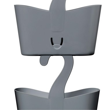 Cesto WC com Cabide Standard 25X9X28cm