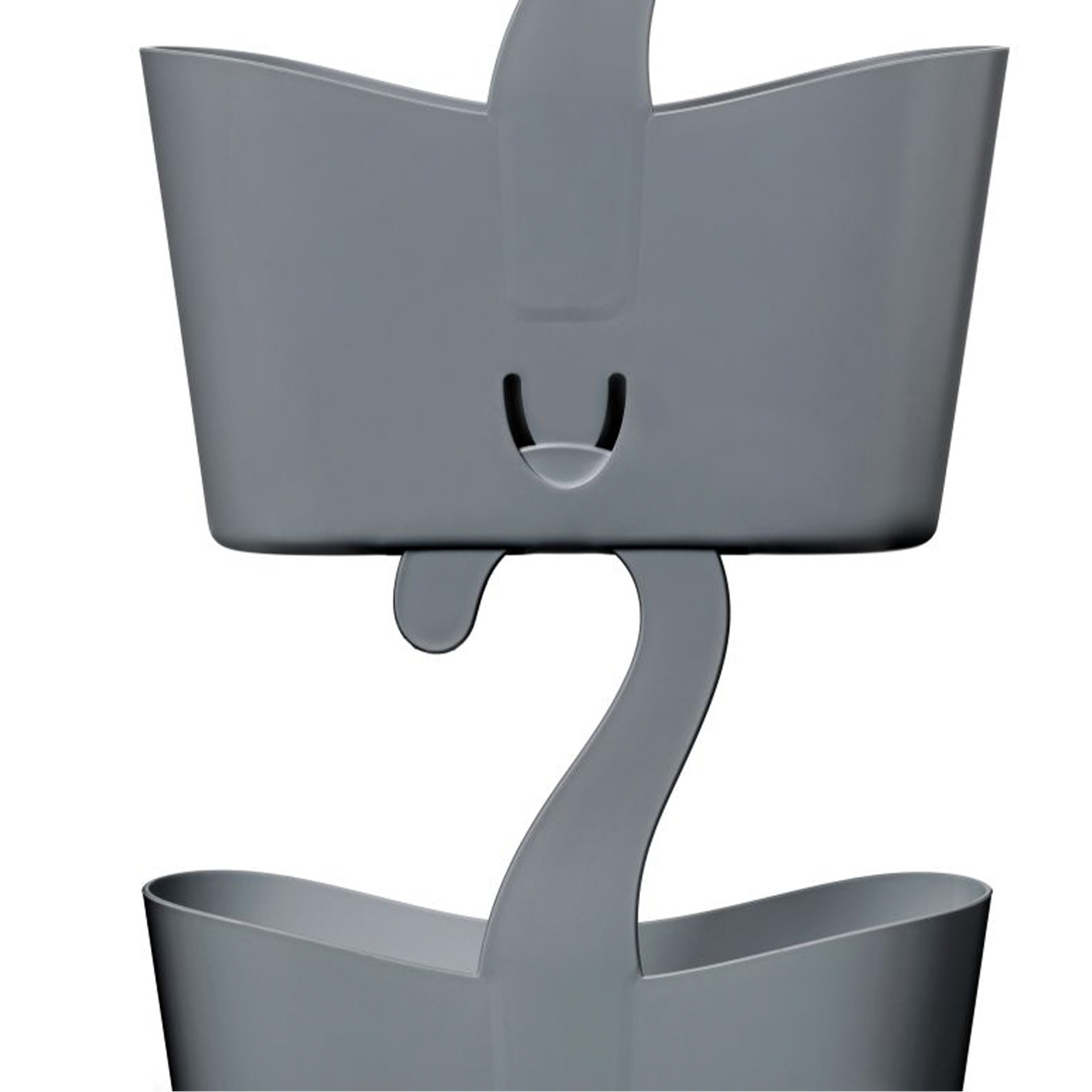 Cesto WC com Cabide Standard 25X9X28cm