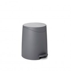 Balde Wc Milan Cinza 3L 19X21.8X22.1cm
