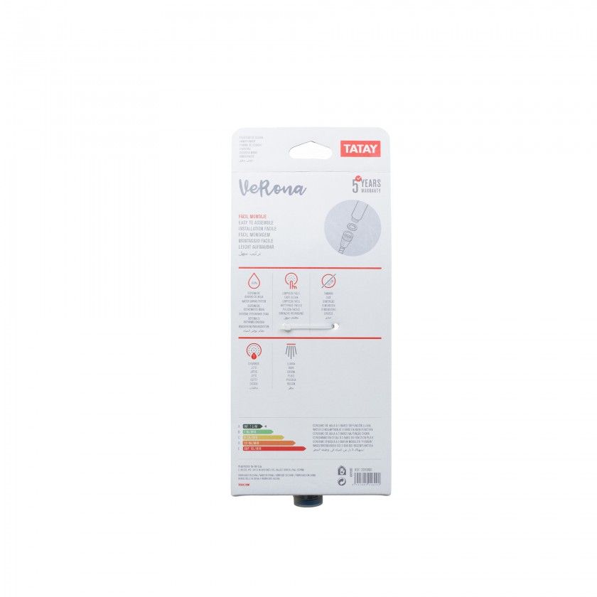 Chuveiro Verona 1 Jato Preto Redondo 10cm Chuveiro Verona 1 Jato Preto Redondo 10cm