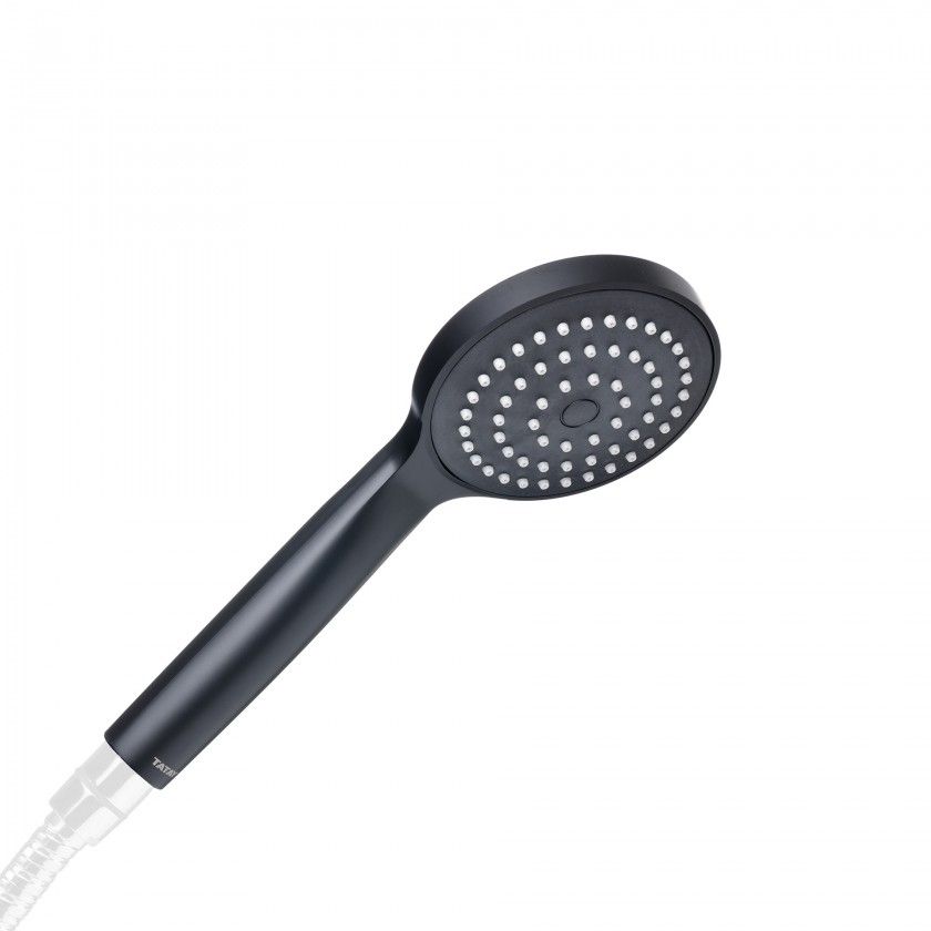 Chuveiro Verona 1 Jato Preto Redondo 10cm Chuveiro Verona 1 Jato Preto Redondo 10cm