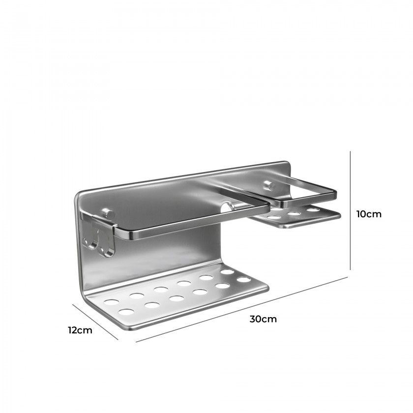 Cesto Retangular 2 Alturas Moon 30X10X12CM