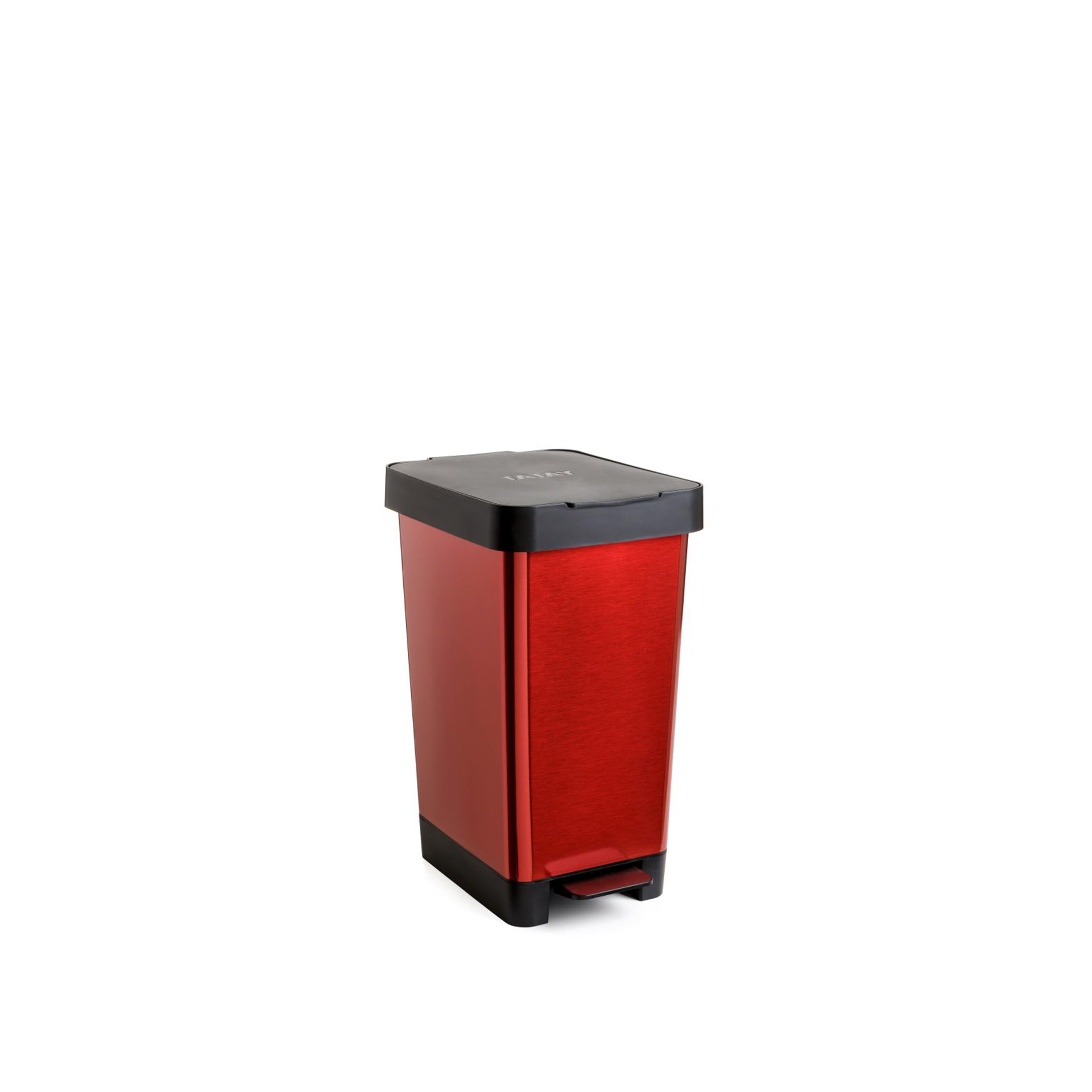 Balde Lixo com Pedal Smart Cor Sólida 25L 26X36X47cm