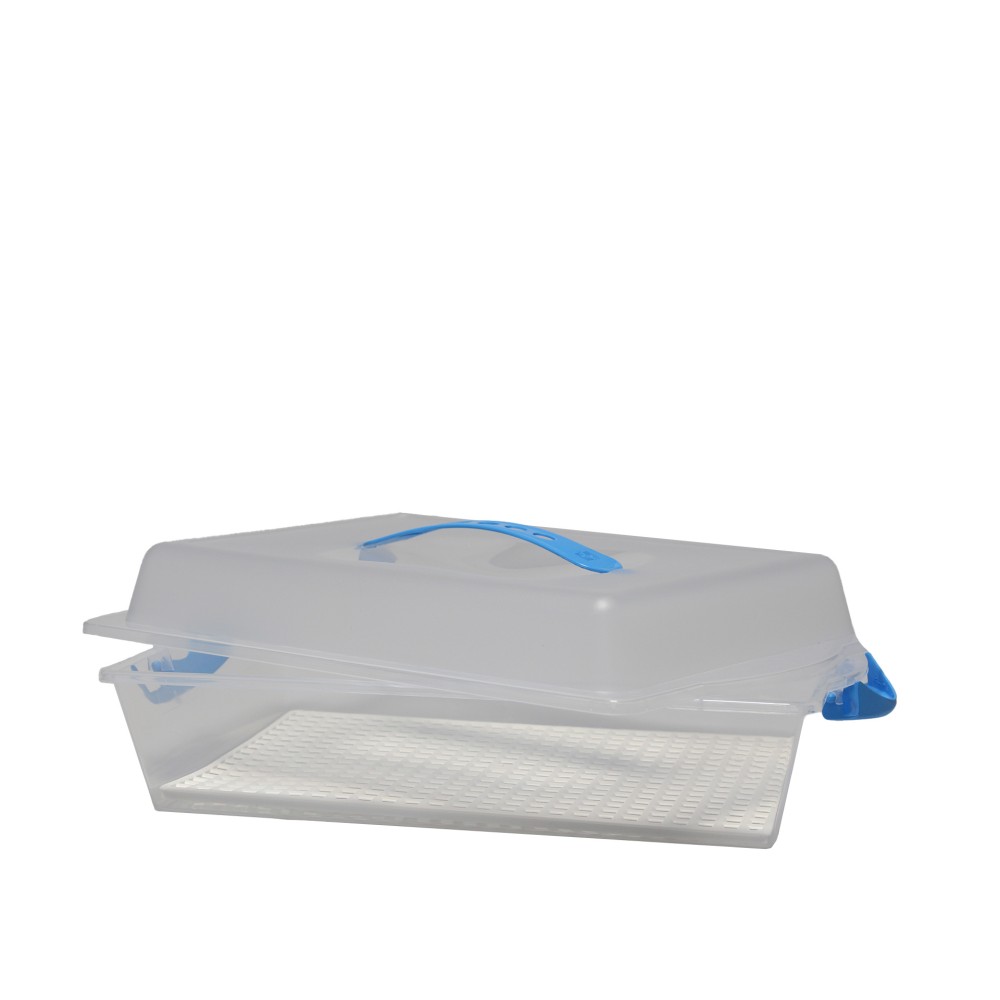 Boleira Pl�stica com Rede Retangular 38X28X13cm