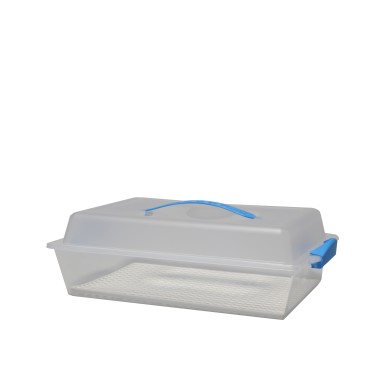 Boleira Pl�stica com Rede Retangular 38X28X13cm