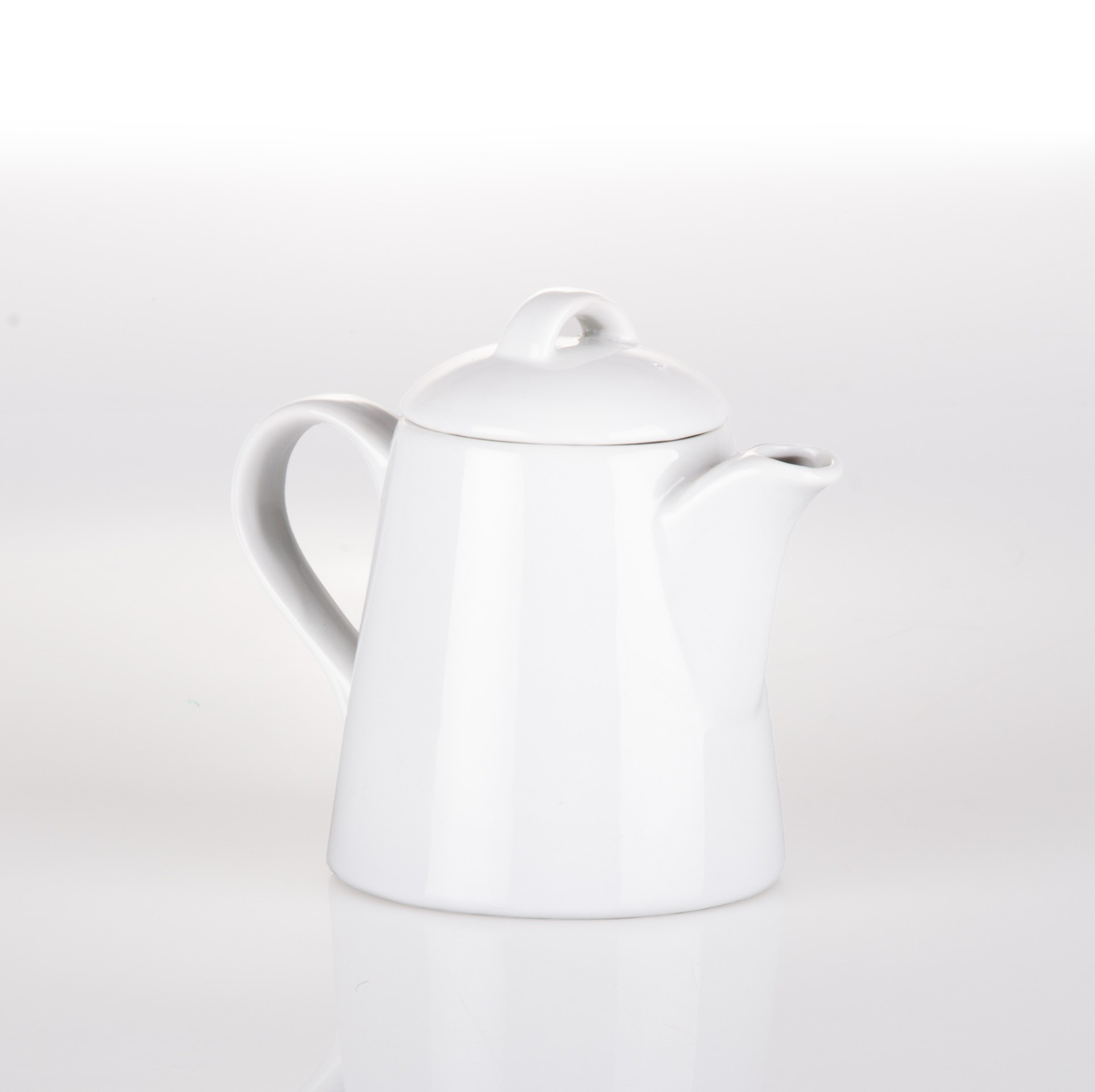 Bule Porcelana Branca 520ml 10X13X16cm