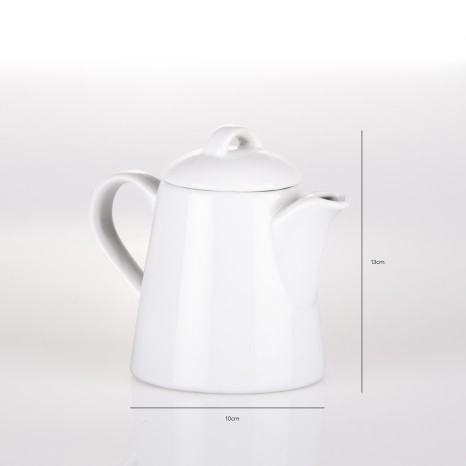 Bule Porcelana Branca 520ml 10X13X16cm - Image product