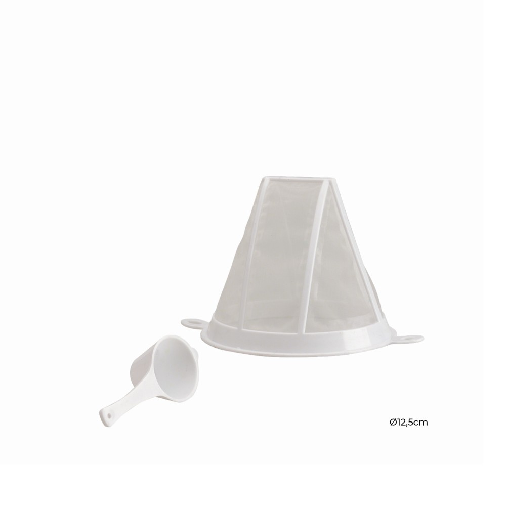 Filtro Café com Colher 10.5l 12.5cm