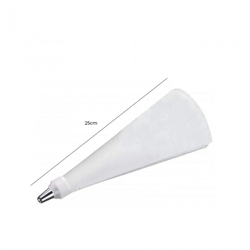 Saco Pasteleiro + 6 Boquilhas 25cm