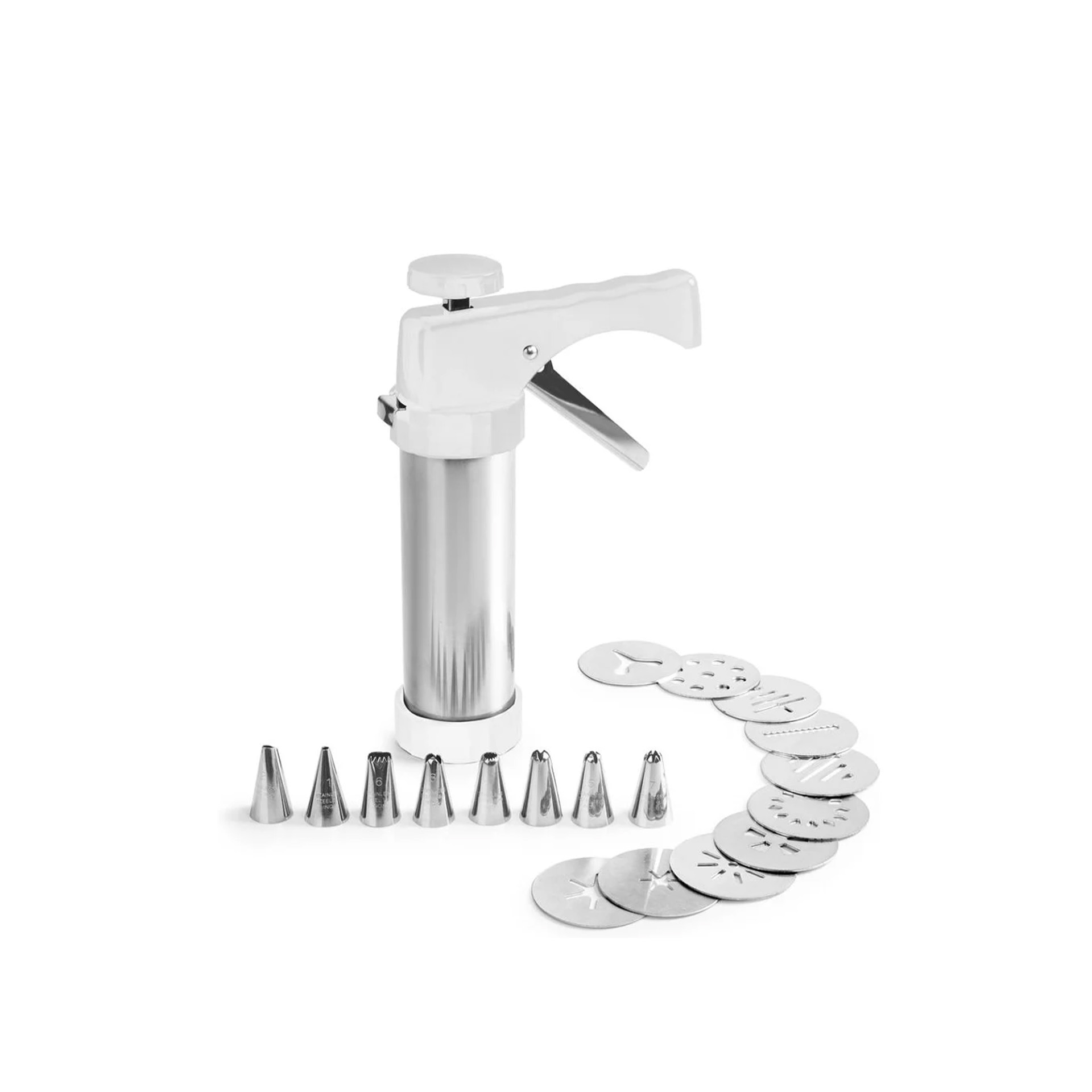 Doseador para Massa Inox 8 Boquilhas + 10 Discos Ibili