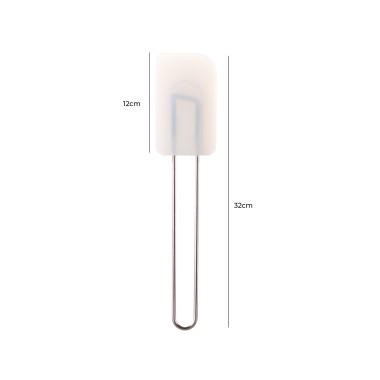 Espátula Borracha Cabo Inox Ecoprof 32cm