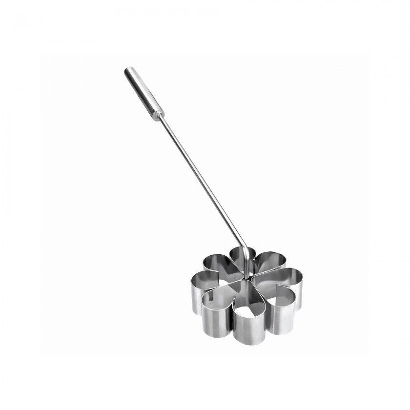 Molde Roscea Inox Corao 9X3cm