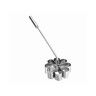 Molde Rosácea Inox Coração 9X3cm Molde Rosácea Inox Coração 9X3cm