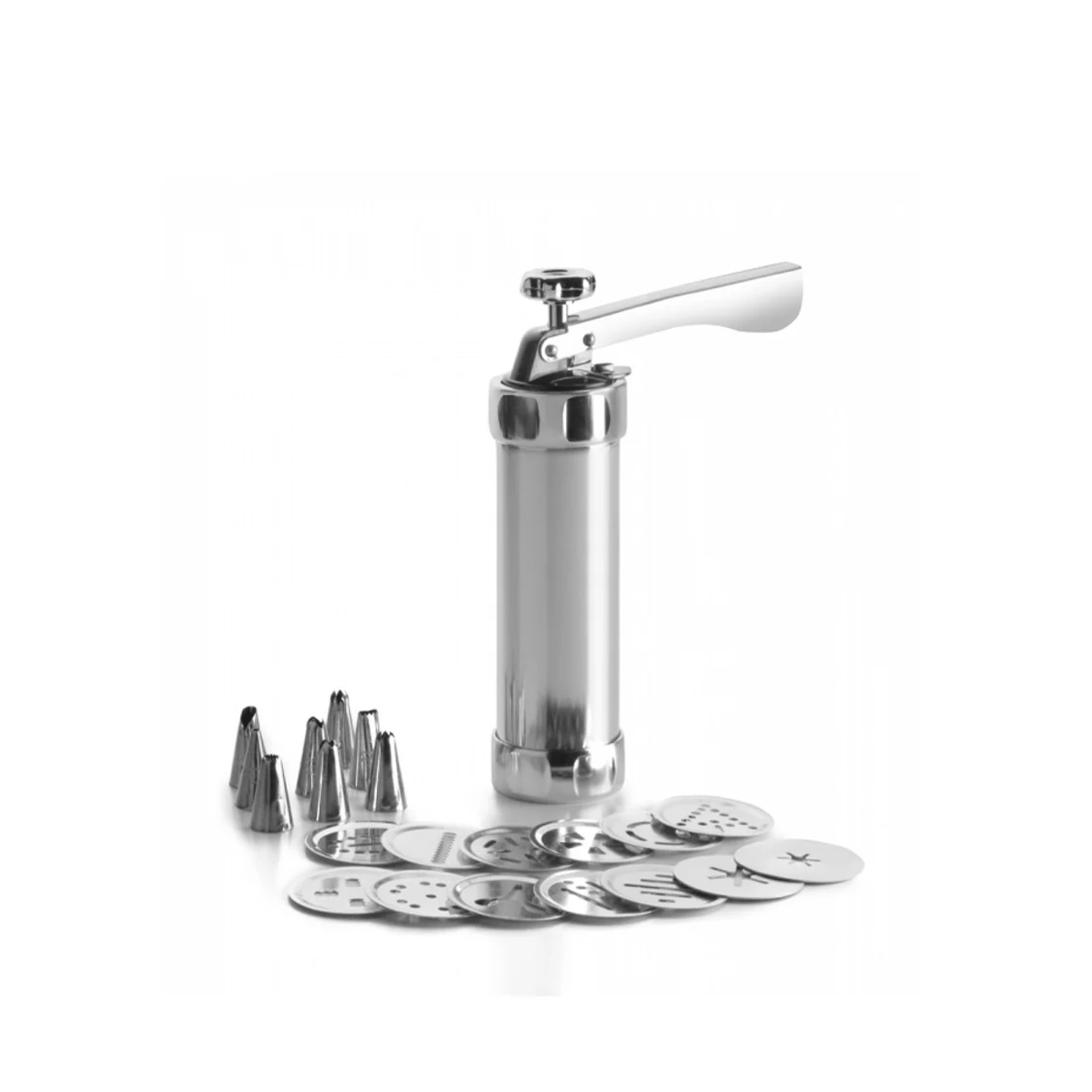 Máquina Massa Inox 8 Boquilhas + 13 Discos