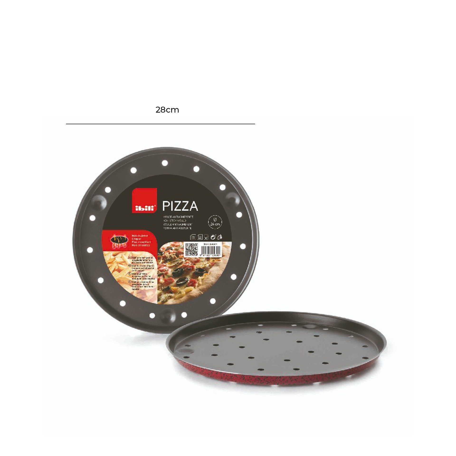 Forma Pizza Antiaderente 28cm