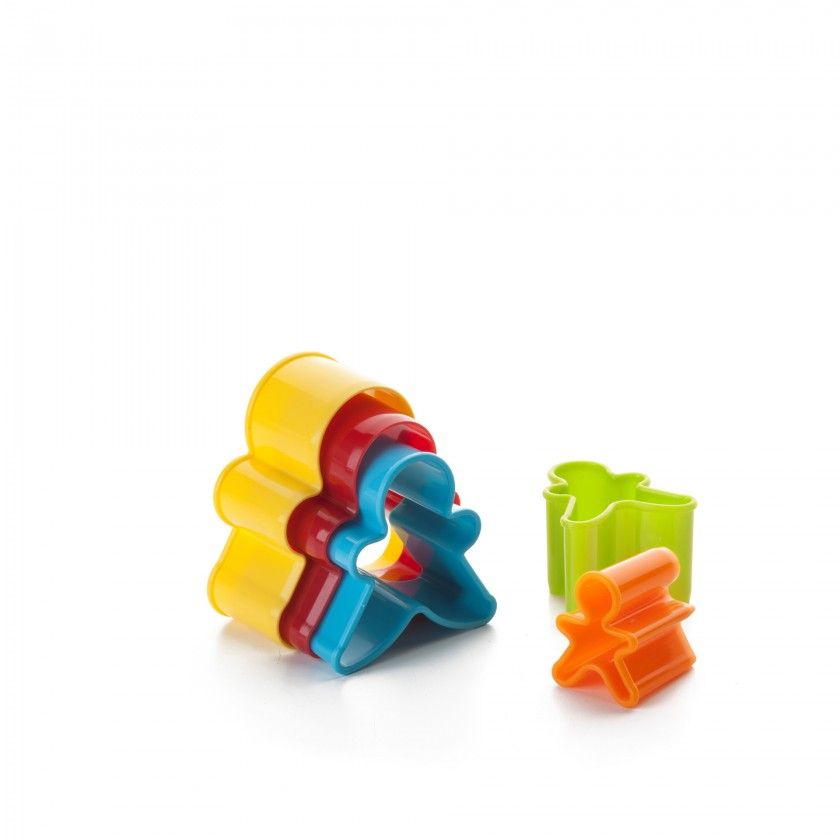 Corta Massa Ginger 4-9cm Pack 5 Corta Massa Ginger 4-9cm Pack 5