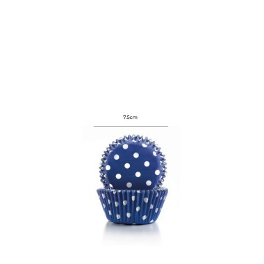 Forma Queque Papel Bolas 7.5X4cm Pack 100