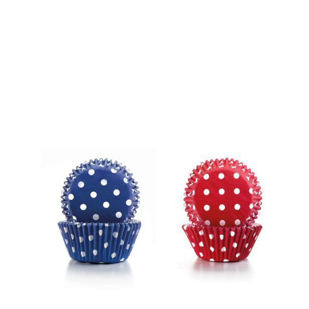 Forma Queque Papel Bolas 7.5X4cm Pack 100