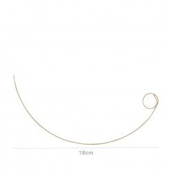 Vara Bambu Curvo 18CM Pack 100