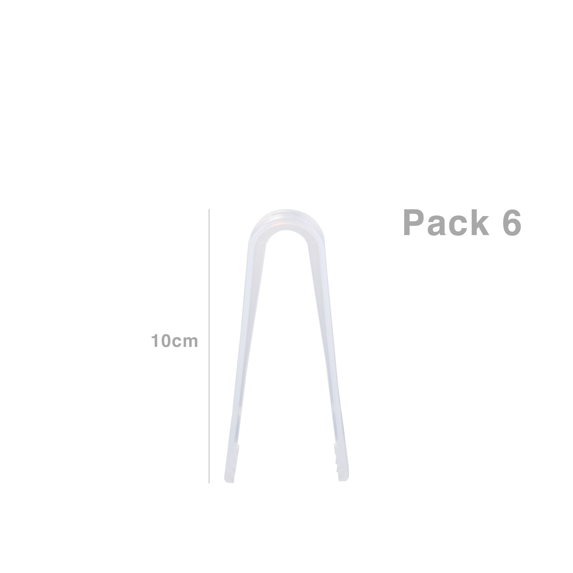 Pinça Plástico 10CM Pack 6