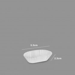 Forma Queque Oval 5.3X2.5X2.3CM Pack 60